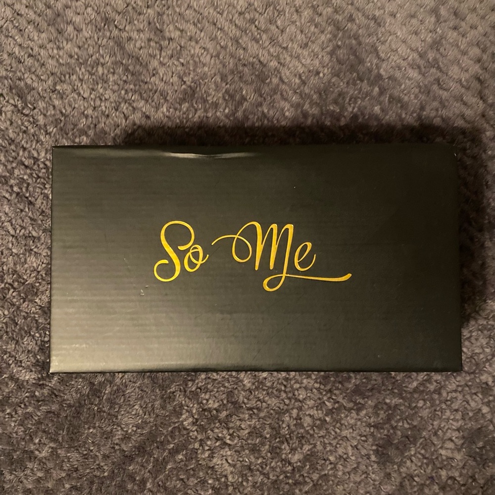 Black and gold stilettos